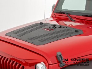Jeep Wrangler JK Hood Louver - Powder Coated